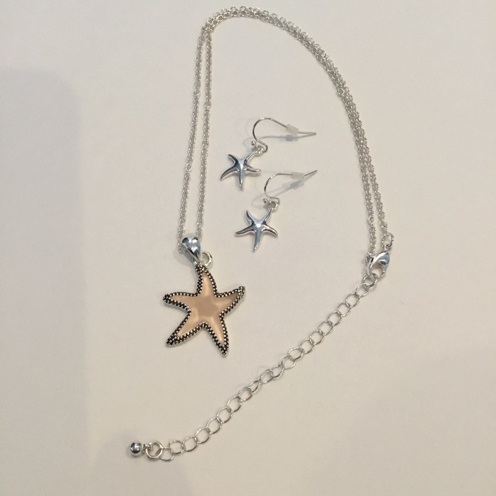 Necklace and Earring Set Starfish